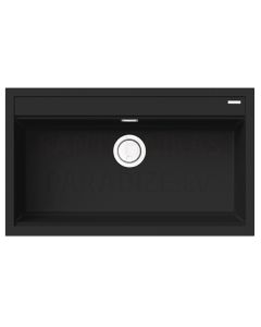 ELLECI stone mass kitchen sink BEST 360 Nero 86x51 cm