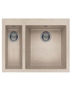 ELLECI akmens masas virtuves izlietne QUADRA 150 Avena 59x50 cm