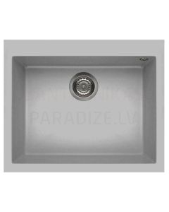 ELLECI stone mass kitchen sink QUADRA 110 Aluminium 61x50 cm