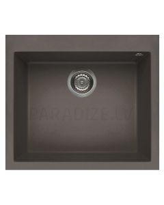 ELLECI akmens masas virtuves izlietne QUADRA 105 Dove pelēks 57x50 cm