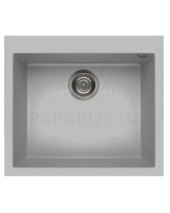 ELLECI stone mass kitchen sink QUADRA 105 Aluminium 57x50 cm