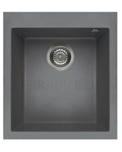 ELLECI akmens masas virtuves izlietne QUADRA 100 Titanium 41x50 cm