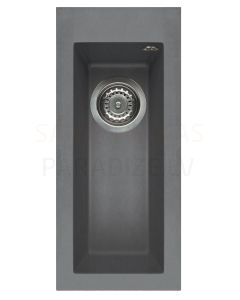 ELLECI akmens masas virtuves izlietne QUADRA  50 Titanium 23x50 cm