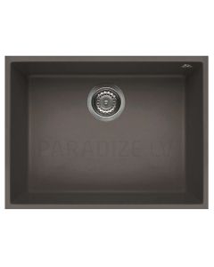 ELLECI akmens masas virtuves izlietne QUADRA 110 UNDERMOUNT Dove pelēks 58x44 cm