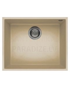 ELLECI akmens masas virtuves izlietne QUADRA 105 UNDERMOUNT Champagne 54x44 cm