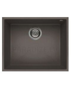 ELLECI stone mass kitchen sink QUADRA 105 UNDERMOUNT Dove grey 54x44 cm