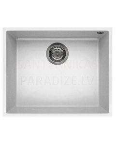 ELLECI akmens masas virtuves izlietne QUADRA 105 UNDERMOUNT Bianco 54x44 cm