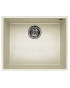 ELLECI akmens masas virtuves izlietne QUADRA 105 UNDERMOUNT Bianco Antico 54x44 cm
