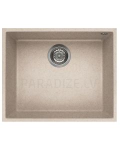 ELLECI akmens masas virtuves izlietne QUADRA 105 UNDERMOUNT Avena 54x44 cm