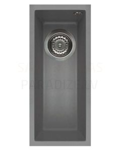 ELLECI stone mass kitchen sink QUADRA  50 UNDERMOUNT Light grey 20x44 cm