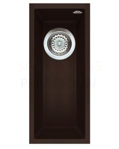 ELLECI akmens masas virtuves izlietne QUADRA  50 UNDERMOUNT Espresso 20x44 cm