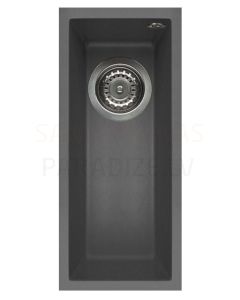 ELLECI akmens masas virtuves izlietne QUADRA  50 UNDERMOUNT Titanium 20x44 cm