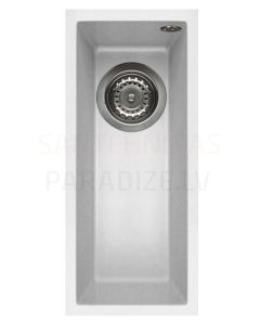 ELLECI akmens masas virtuves izlietne QUADRA  50 UNDERMOUNT Bianco 20x44 cm