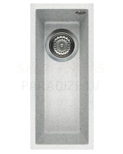 ELLECI stone mass kitchen sink QUADRA  50 UNDERMOUNT Bianco Pietra 20x44 cm