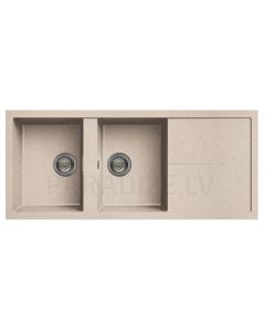 ELLECI akmens masas virtuves izlietne UNICO 500 Avena 116x50 cm