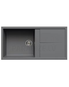 ELLECI akmens masas virtuves izlietne UNICO 480 Titanium 100x50 cm