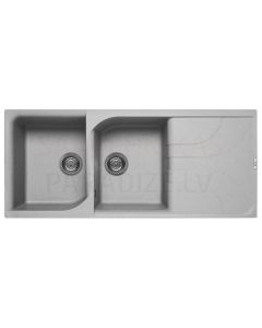 ELLECI stone mass kitchen sink EGO 500 Aluminium 116x50 cm