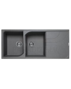 ELLECI akmens masas virtuves izlietne EGO 500 Titanium 116x50 cm