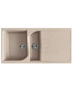 ELLECI akmens masas virtuves izlietne EGO 475 Avena 100x50 cm