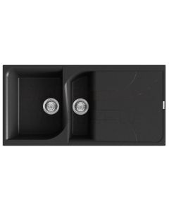 ELLECI stone mass kitchen sink EGO 475 Nero 100x50 cm