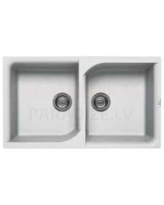 ELLECI akmens masas virtuves izlietne EGO 450 Bianco 86x50 cm