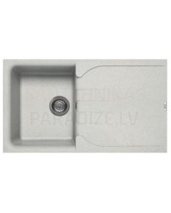 ELLECI stone mass kitchen sink EGO 400 Bianco Pietra 86x50 cm