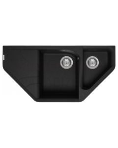 ELLECI stone mass kitchen sink EGO ESA Nero 100x50 cm