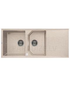 ELLECI akmens masas virtuves izlietne TEKNO 500 Avena 116x50 cm