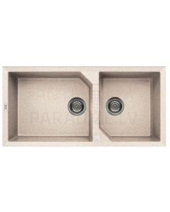 ELLECI akmens masas virtuves izlietne TEKNO 490 Avena 100x50 cm
