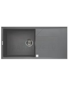 ELLECI akmens masas virtuves izlietne TEKNO 480 Titanium 100x50 cm