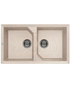 ELLECI akmens masas virtuves izlietne TEKNO 450 Avena 86x50 cm