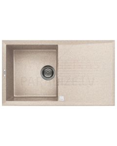 ELLECI akmens masas virtuves izlietne TEKNO 400 Avena 86x50 cm