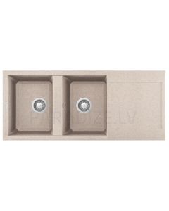 ELLECI akmens masas virtuves izlietne EASY 500 Avena 116x50 cm