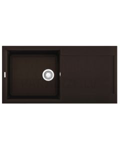 ELLECI stone mass kitchen sink EASY 480 Espresso 100x50 cm