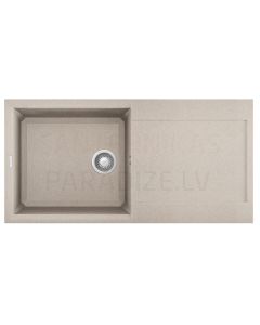 ELLECI akmens masas virtuves izlietne EASY 480 Avena 100x50 cm