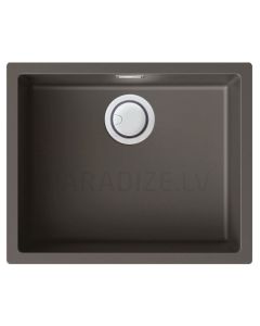 ELLECI akmens masas virtuves izlietne ZEN 105 Dove pelēks 55.6x45.6 cm