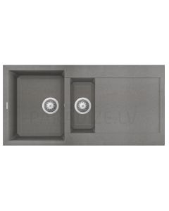 ELLECI akmens masės virtuvės kriauklė EASY 475 Cemento 100x50 cm