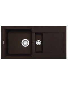 ELLECI stone mass kitchen sink EASY 425 Espresso 86x43.5 cm