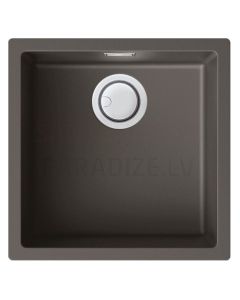 ELLECI akmens masas virtuves izlietne ZEN 102 Dove pelēks 45.6x45.6 cm