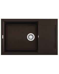 ELLECI akmens masas virtuves izlietne EASY 310 Espresso 78x50 cm