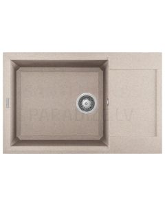 ELLECI akmens masas virtuves izlietne EASY 310 Avena 78x50 cm