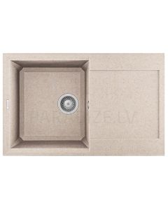ELLECI akmens masas virtuves izlietne EASY 300 Avena 79x50 cm