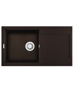 ELLECI stone mass kitchen sink EASY 290 Espresso 78x43.5 cm