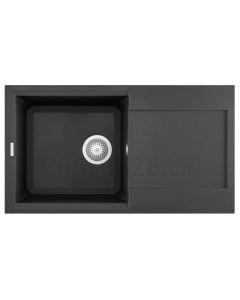 ELLECI akmens masas virtuves izlietne EASY 290 Ghisa 78x43.5 cm
