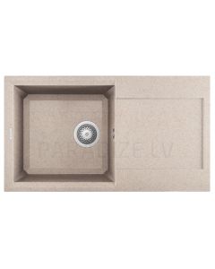 ELLECI akmens masas virtuves izlietne EASY 290 Avena 78x43.5 cm