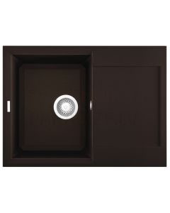 ELLECI akmens masas virtuves izlietne EASY 135 Espresso 68x50 cm