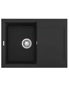 ELLECI stone mass kitchen sink EASY 135 Nero 68x50 cm