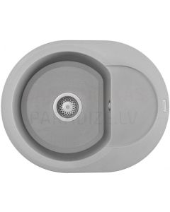 ELLECI stone mass kitchen sink EASY ROUND 600 Aluminium 60x47 cm