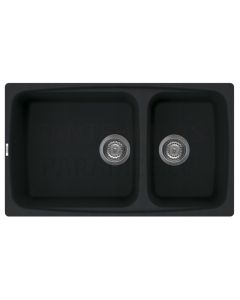 ELLECI stone mass kitchen sink FOX 450 Nero 86.4x50.3 cm