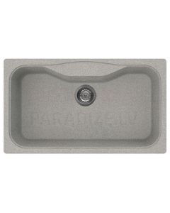 ELLECI akmens masas virtuves izlietne FOX 360 Grigio Pietra 86.3x50.3 cm